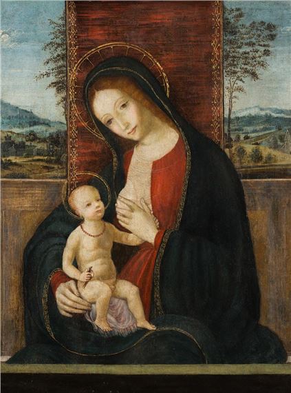 Bernardino Pinturicchio | Madonna and child | MutualArt