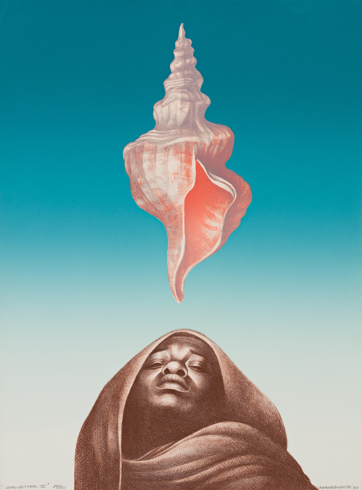 Charles White Love Letter III (1977) MutualArt