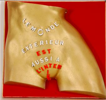 La traversée du miroir by Marcel Mariën, 1992
