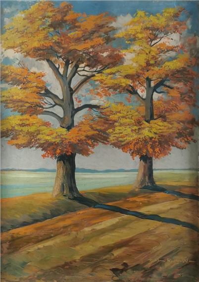 Franciszek Roman Rutkowski | Jesień | MutualArt