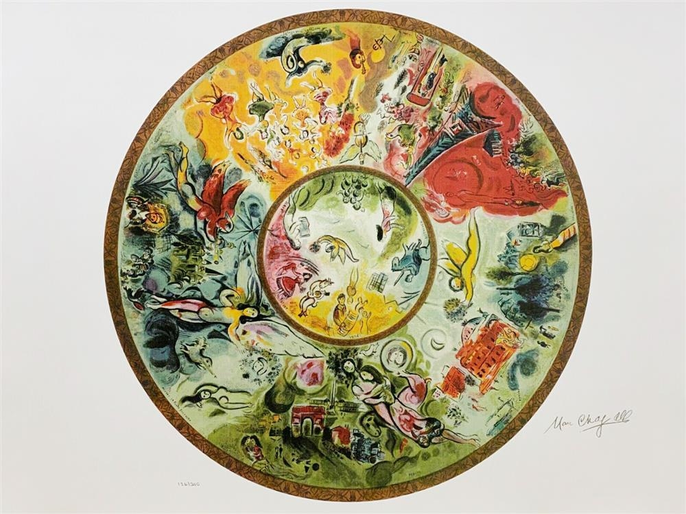 Paris Opera Ceiling by Marc Chagall