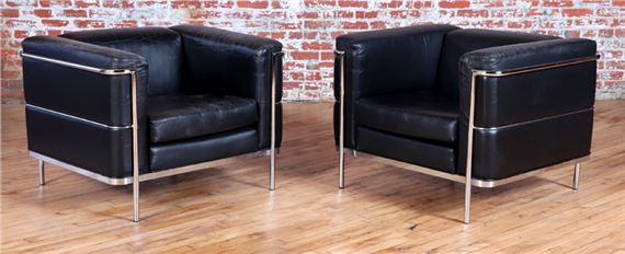 Two works: Lounge chair (2) by Jack Cartwright, circa 1970