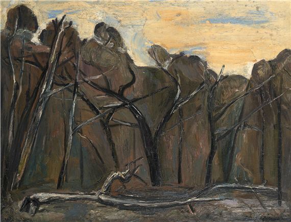 Fallen Tree by Fred Williams, 1959