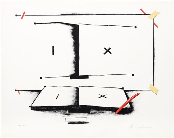 Minimalist Book and Plan by Marshall Borris, circa 1979