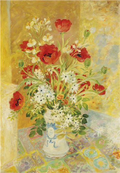 Les Pavots (Poppies) by Lê Phổ, 1970
