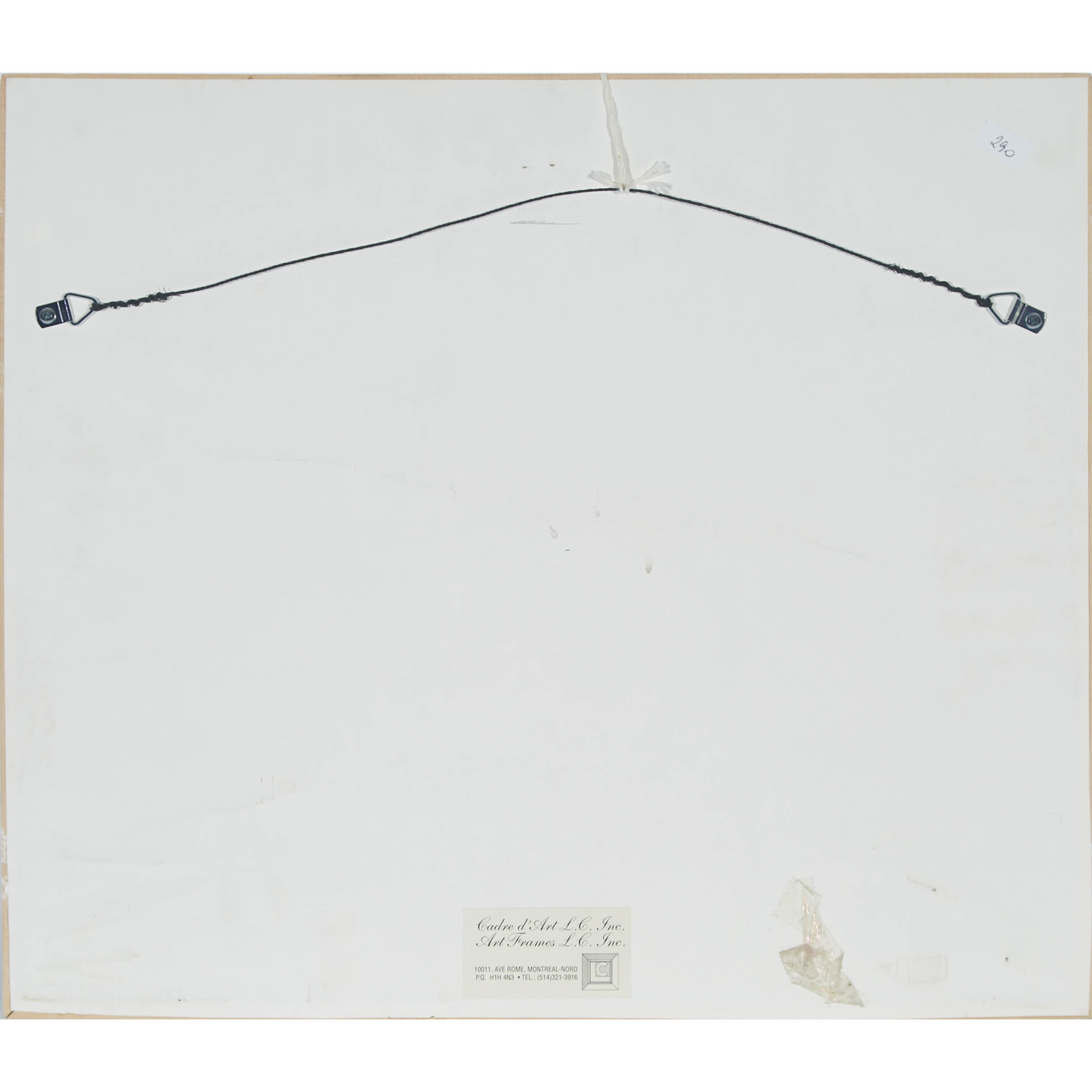 Artwork by Harold Cromwell, YOU KNOW I BEGIN TO LIKE THE LOOKIES OF THIS PARK, Made of ink on oval paper plate