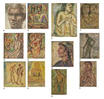 Twelve Works: Untitled - Gobardhan Ash