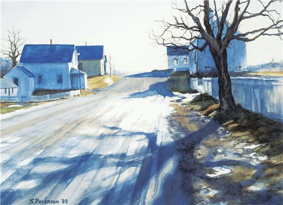 Untitled - Town Road by Susan Paterson, 1983