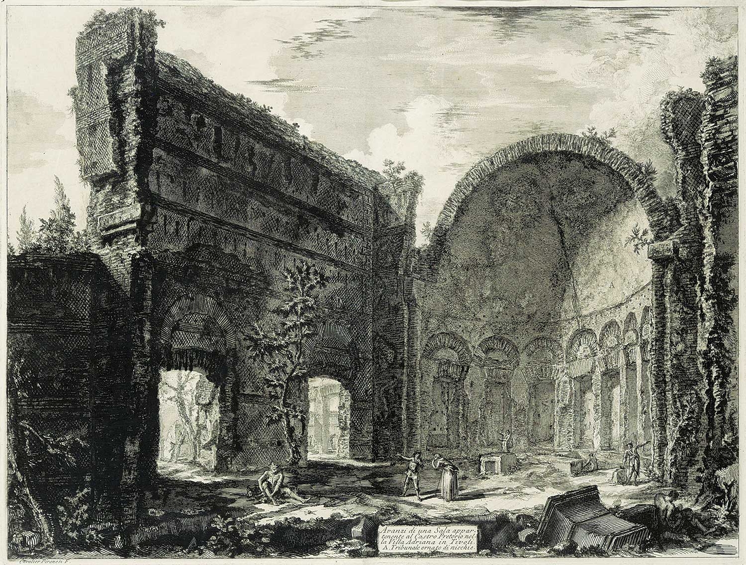 Hadrian's Villa by Giovanni Battista Piranesi, 1774