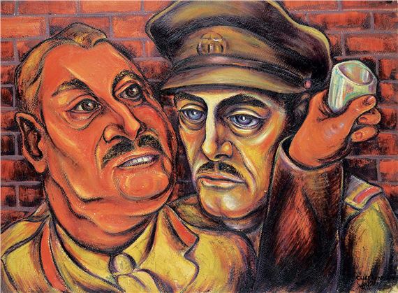 Untitled - Military Men by Clifford Foard Robinson, 1939