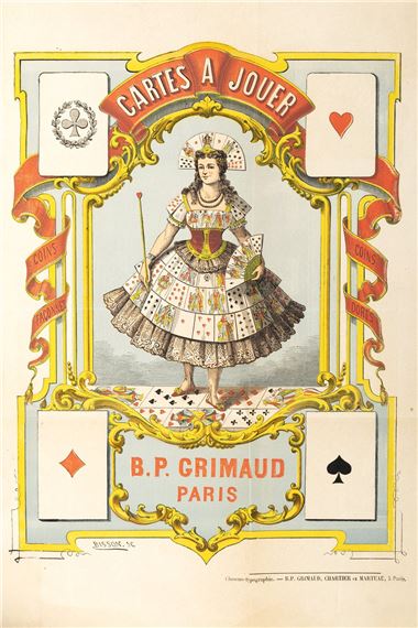 Cartes à Jouer - Tarot Nouveau BP Grimaud Charlier Marteau & Boudin Srs Paris Papier
