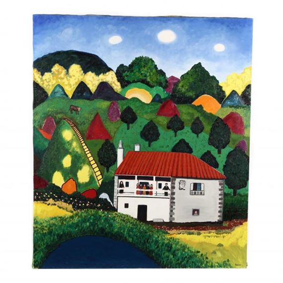 Landscape by Francisco Sainz, 1970