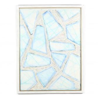 Abstract Composition in Blue and White - Billy Mcclain