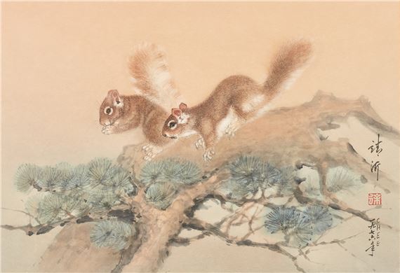 Squirrels by Cheng Khee Chee