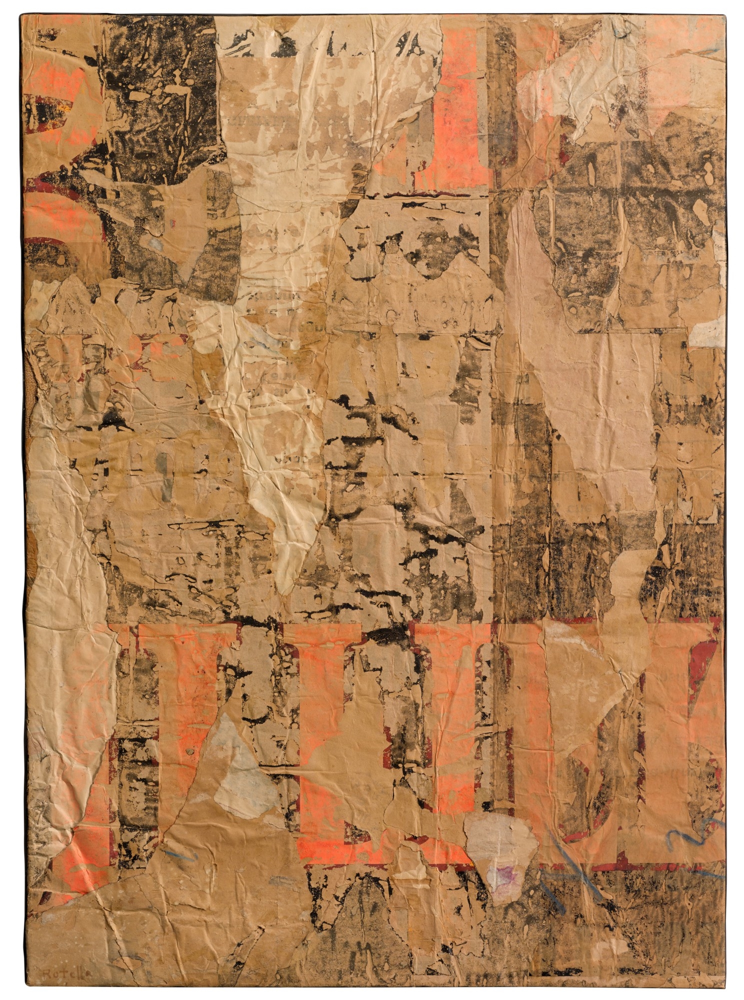 Mimmo Rotella | PASSEGGIATA RIPETTA (1960) | MutualArt