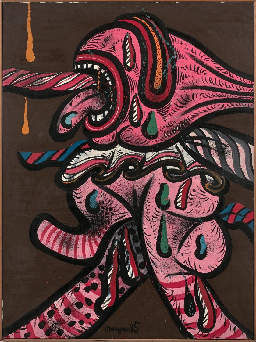 Artwork by Maryan S. Maryan, LA PERIODE AMERICAINE , Made of Oil on canvas