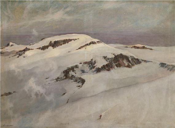 Down Hill Skier by Eric Sloane