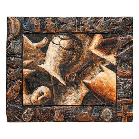 Untitled by Philippe Cognée, 1985