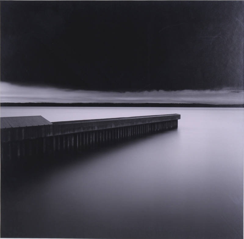Artwork by Michael Levin, JETTY PORT TOWNSEND WA, Made of gelatin silver print artist mounted to ragboard