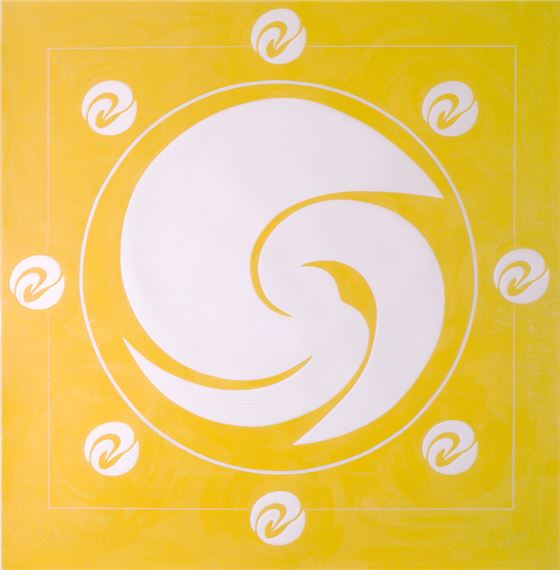 ORBIT (Yellow) by Jack Youngerman, 1980