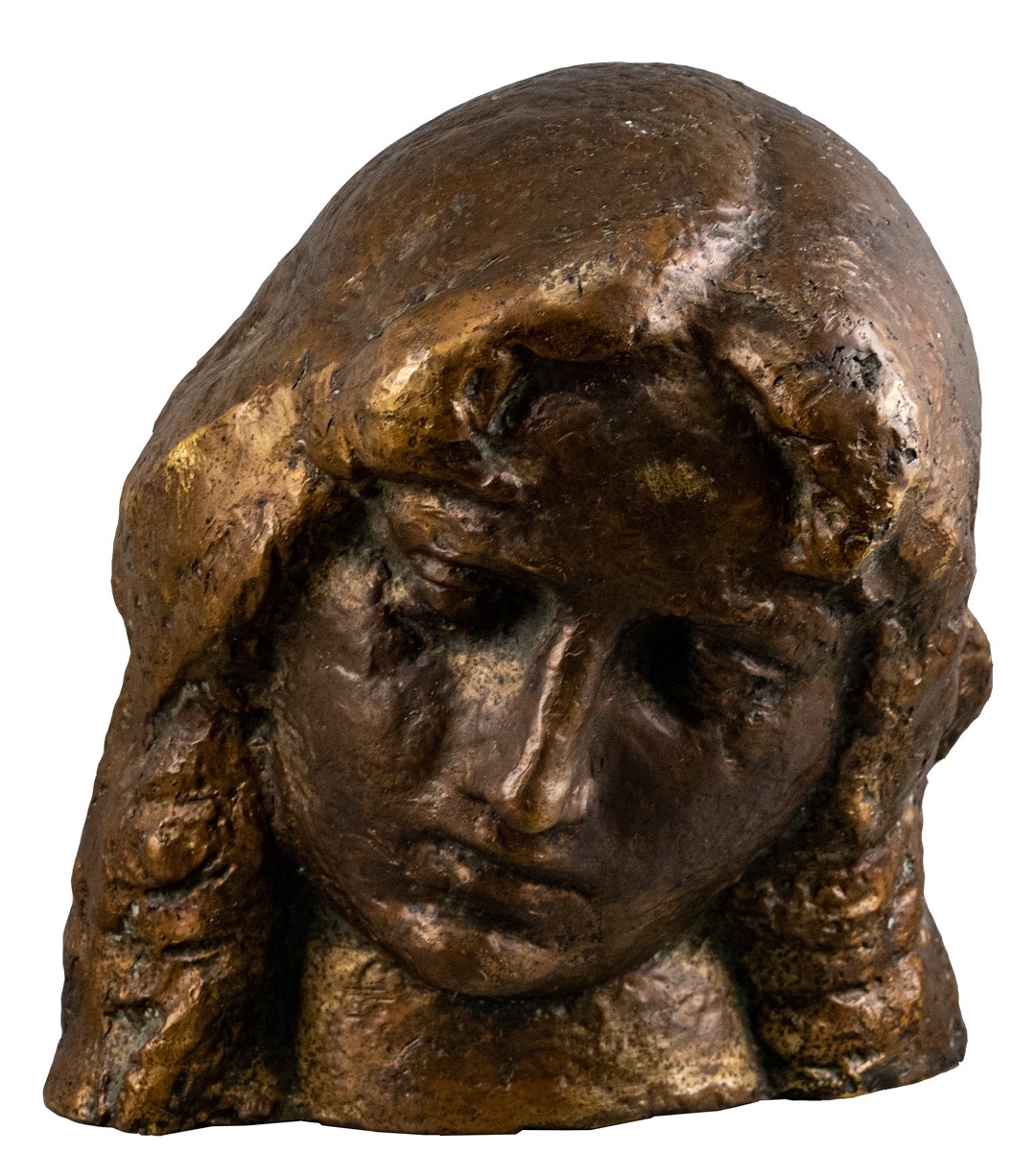 Artwork by Oscar Han, Portrait, Made of bronze