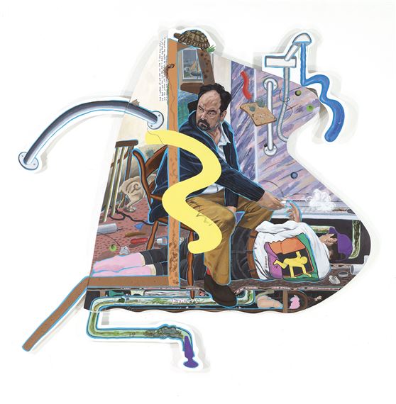 Passing Objects by Flo Brooks, 2017, Executed in 2017