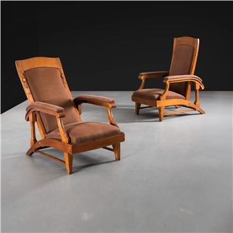 Two works: Loung chairs - Lars Eliel Sonck