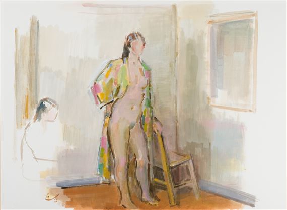 La cortesana by Ramón Gaya, 1996