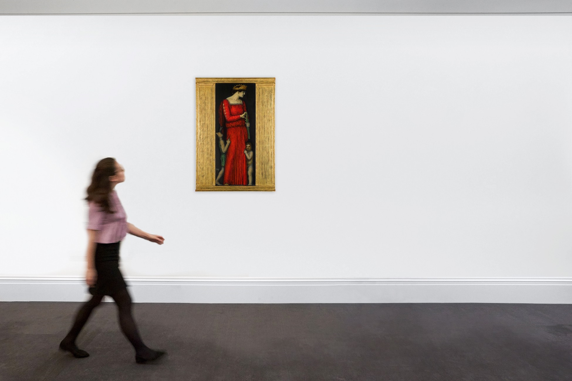 Artwork by Franz von Stuck, Medea, Made of oil on panel