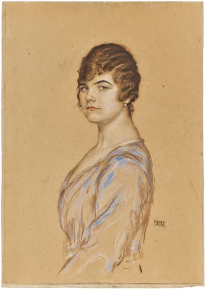 Girl in a Blue Dress