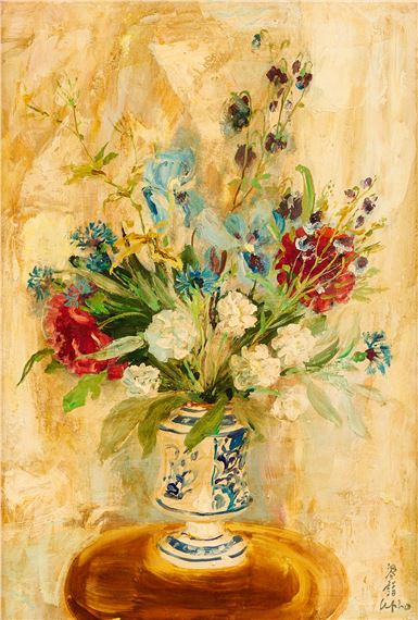 Pivoines et Iris (Peonies and Irises)