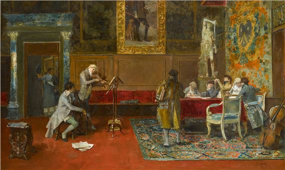 The Recital by Luis Jiménez y Aranda