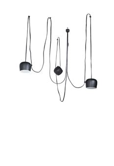 SUSPENSION 'LIANE' À TROIS LUMIÈRES, GRANDE VARIANTE, ÉDITION GALERIE KREO - Ronan Bouroullec