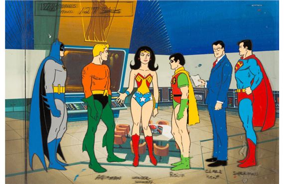 Affiche Planche DC Comics – The Flash – Challenge Of The Superfriends – Hanna Barbera – 12x18