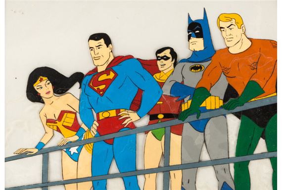 Affiche Planche DC Comics – The Flash – Challenge Of The Superfriends – Hanna Barbera – 12x18
