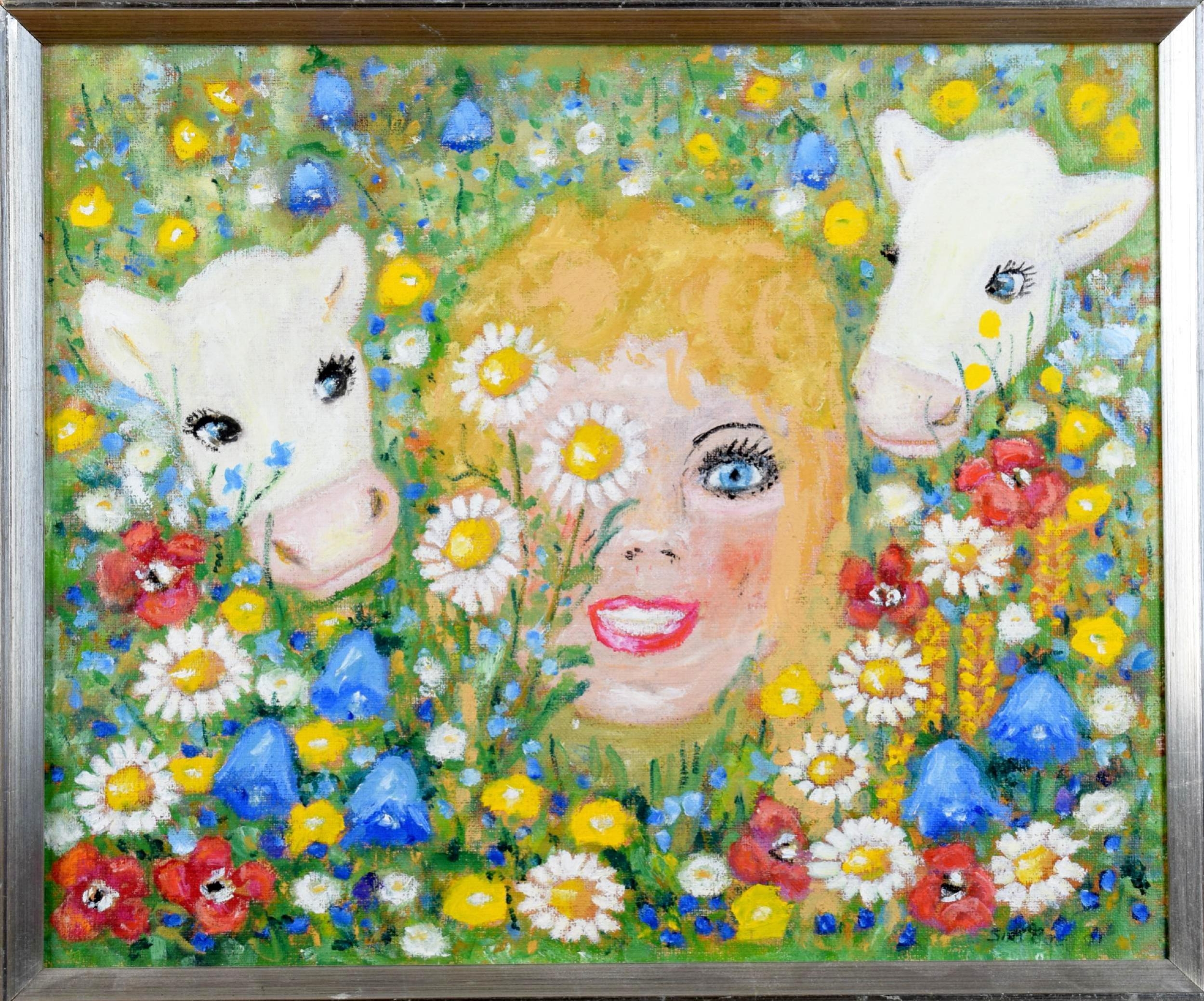 Artwork by Sigrid Bodén, Summer Dream, Made of Oil on Canvas