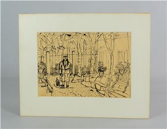 Man with Dog - Antonio Cardile