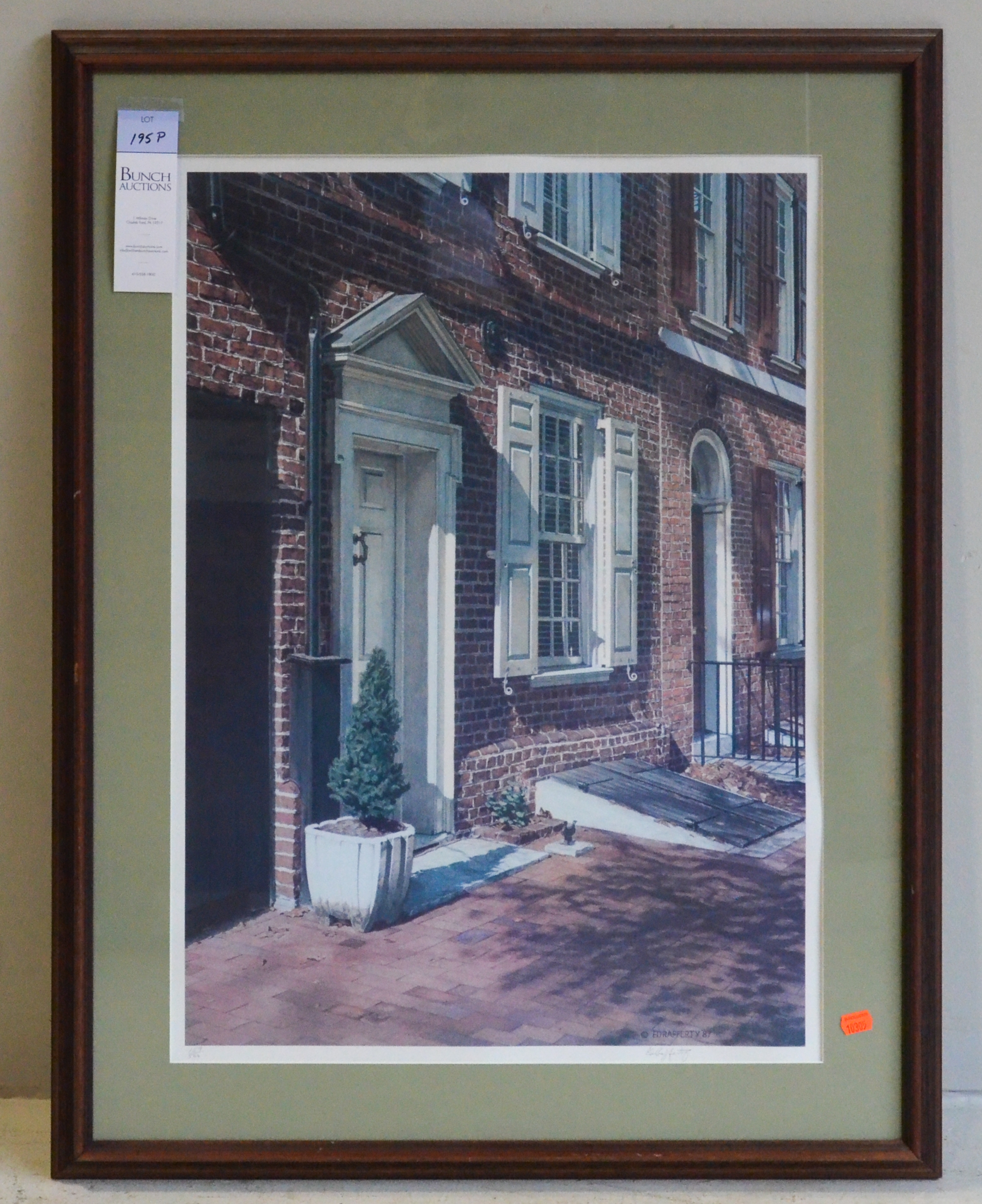 Ed Rafferty | Elfreths Alley Print (1987) | MutualArt