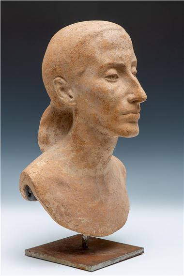 Portret van Lubine de Vries by John Rädecker, 1949