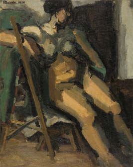 Study of Nude - Seifu Tsuda