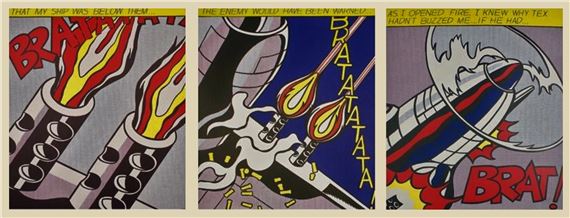 1art1 Roy Lichtenstein Poster Reproduction Ohhh.Alright 36 x 28 cm 1964 