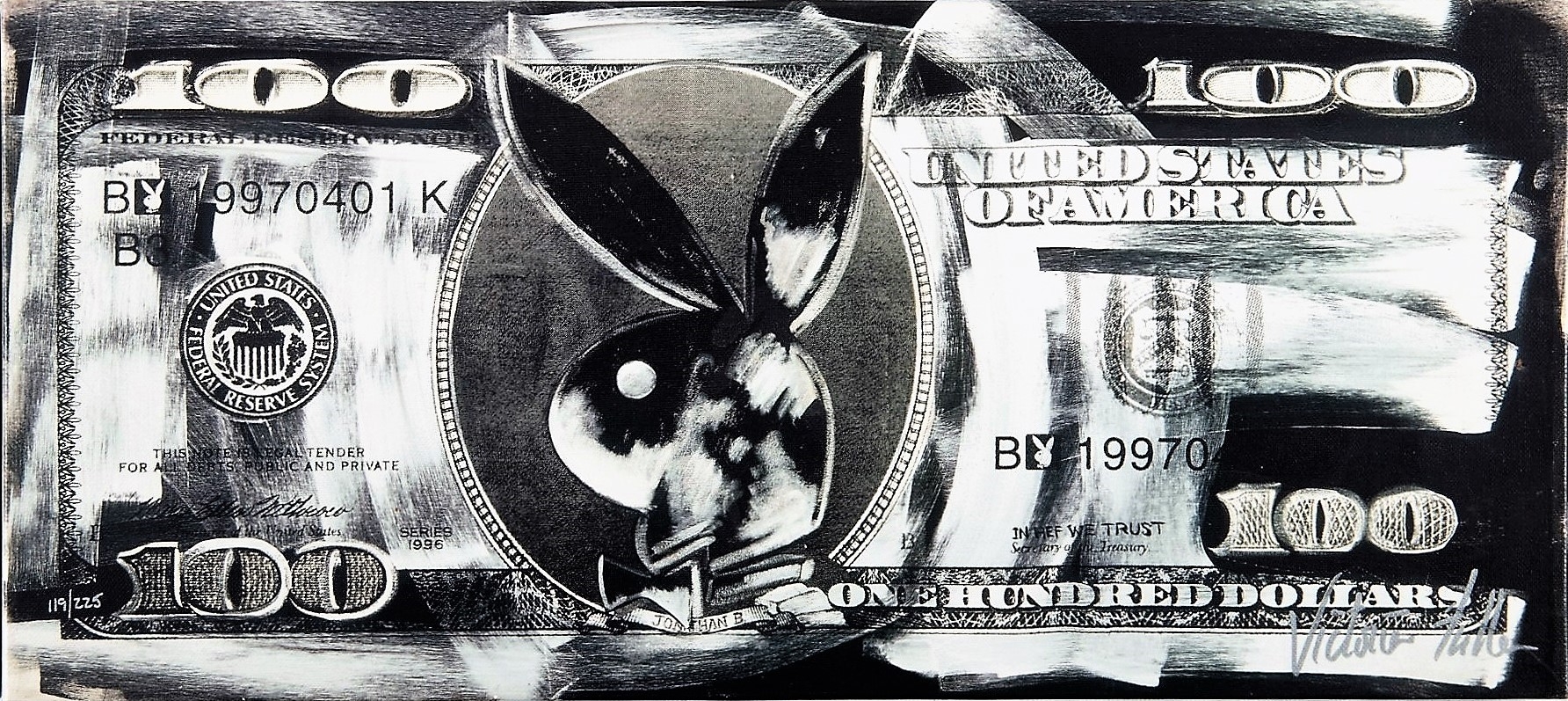 Playboy, bunny, money, HD wallpaper