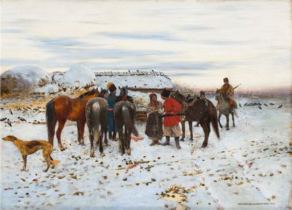 "Zaporizhia" by Stanisław Masłowski, 1885