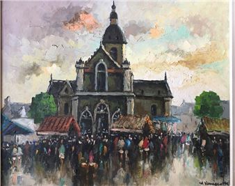 Marché en bretagne - Charles Vaniscotte