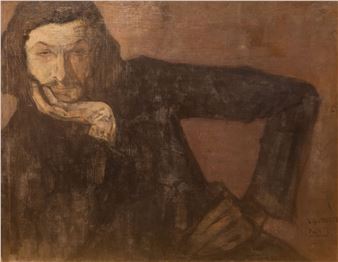 Portret mężczyzny - Leopold Gottlieb