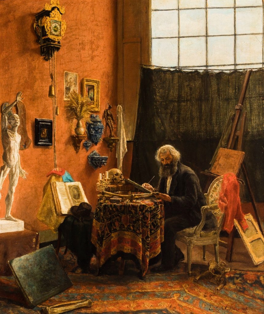 Artwork by Emile Vauthier, Bruxelles Op. N. 15, Made of Oil on canvas