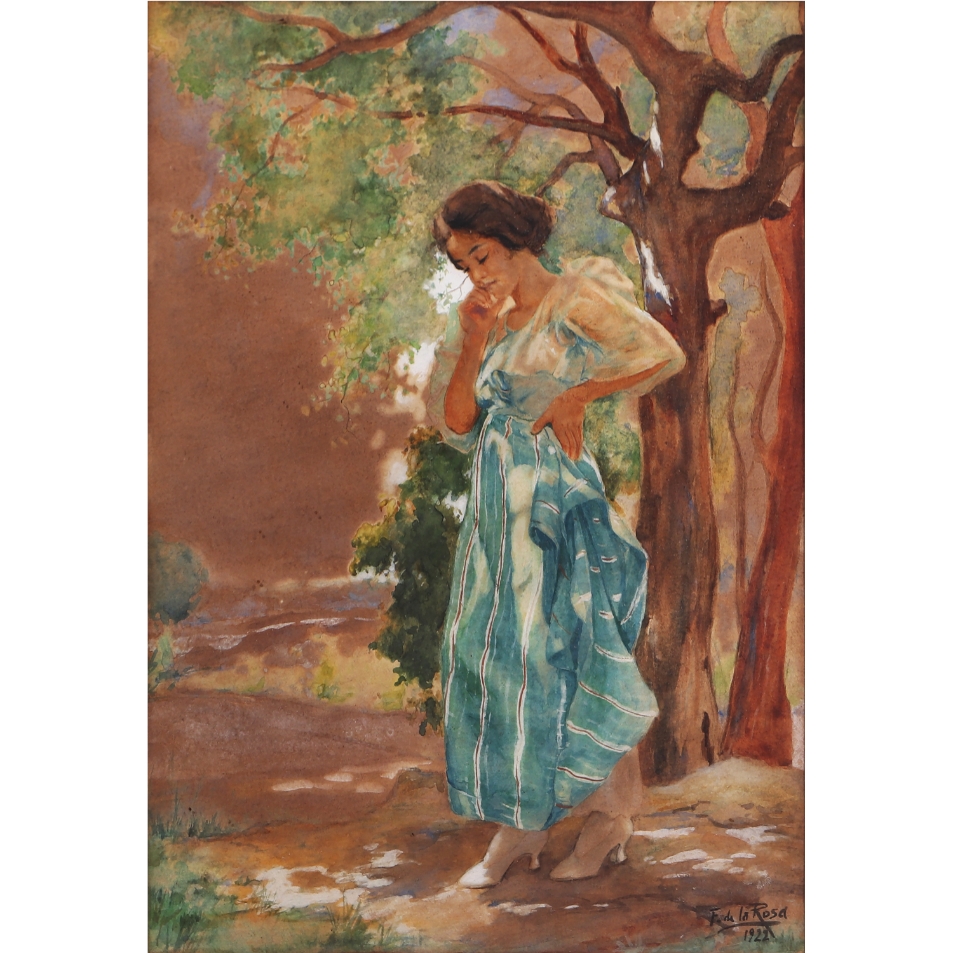 Fabián de la Rosa Dalagang Filipina in Native Dress (1922) MutualArt