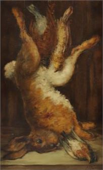 Jagdstilleben - F. Fuchs