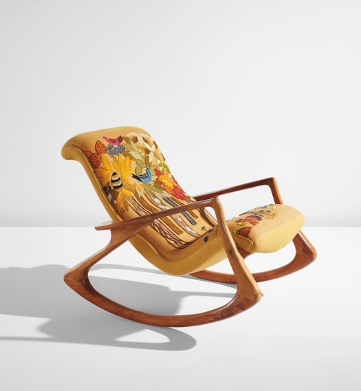 Vladimir Kagan | CONTOUR ROCKING CHAIR, MODEL NO. 175-F (1953) | MutualArt