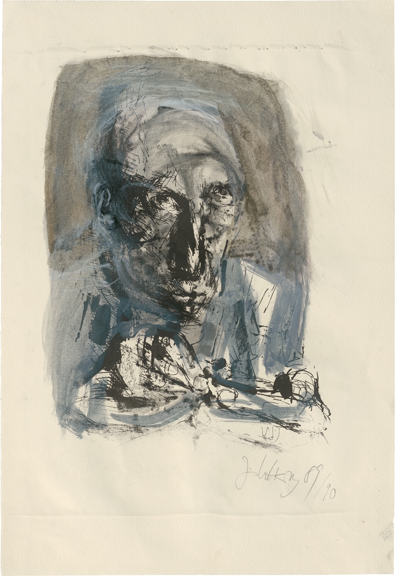 Johannes Heisig | Selbstporträt (1989 - 1990) | MutualArt
